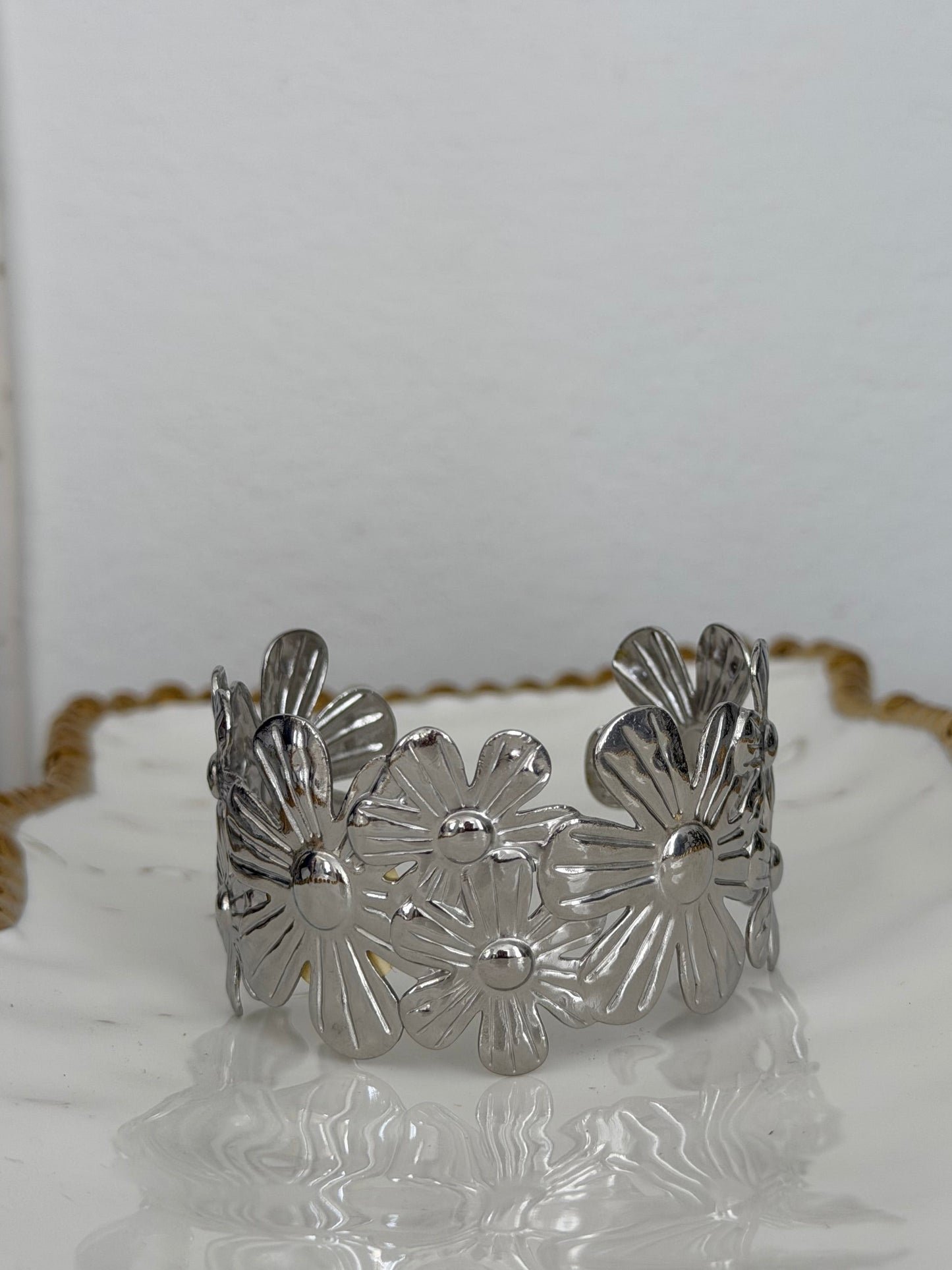 Silver flowers